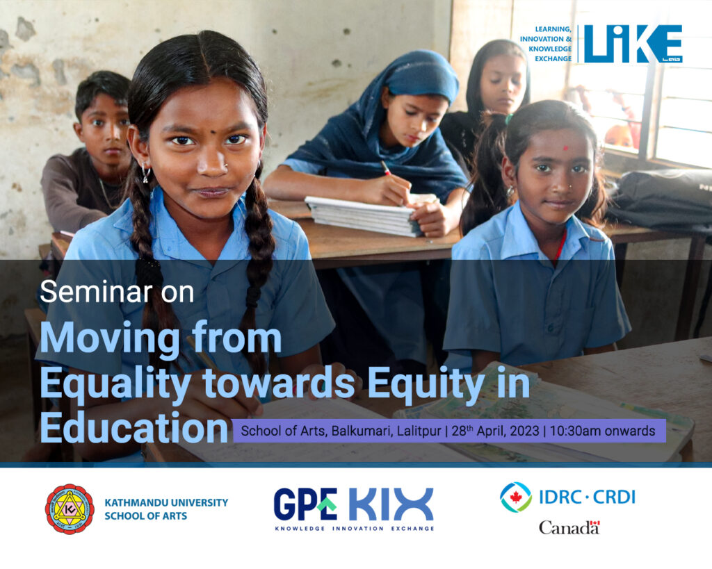 Moving from Equality towards Equity in Education
